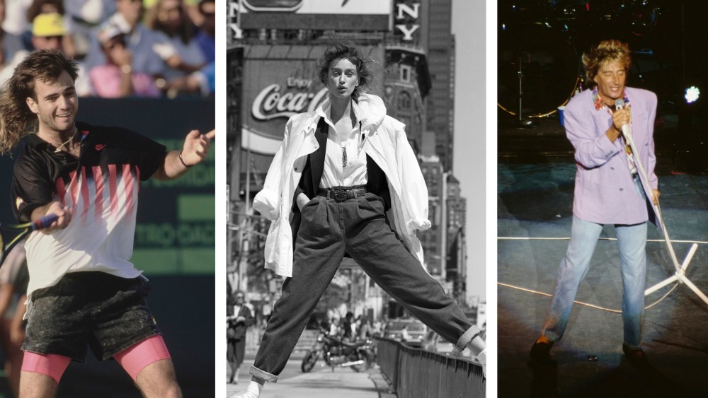 Cue the ’80s, a decade defined by exaggerated silhouettes, statement washes, and hybrid designs.