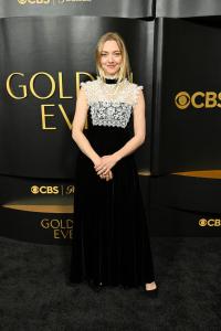 Amanda Seyfried at Golden Eve: The Golden Globes Honor Helen Mirren & Sarah Jessica Parker at The Beverly Hilton on January 06, 2026 in Beverly Hills, California.