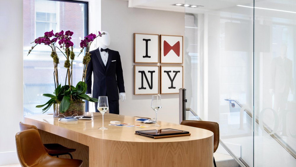 The Generation Tux showroom at Kleinfeld.