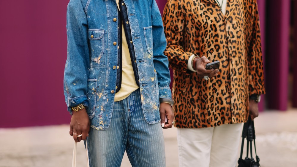 Denim was the common backdrop to broad range of prints, knits and tailoring fabrics.