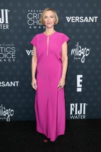 Tiffany Little Canfield at the 31st Annual Critics Choice Awards held at Barker Hangar on January 04, 2026 in Santa Monica, California.