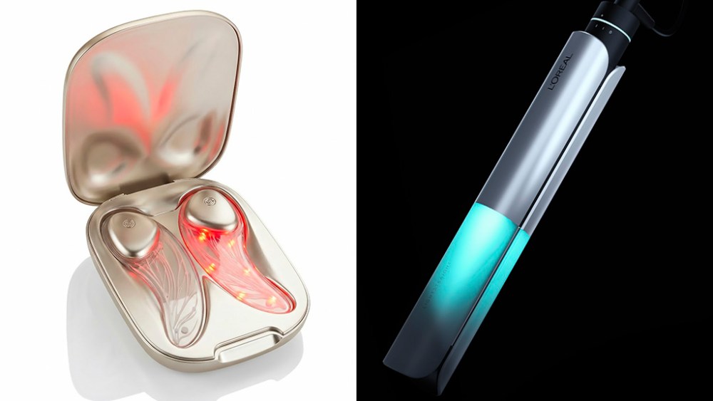 L'Oréal's upcoming LED Eye Masks and Light Straight hair tool.