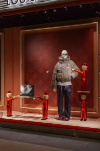 A look at the new Louis Vuitton store opening in Beijing, China.