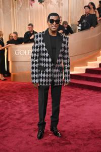 Babyface at the 83rd Annual Golden Globes held at The Beverly Hilton on January 11, 2026 in Beverly Hills, California.