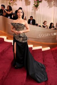 Oona Castilla Chaplin at the 83rd Annual Golden Globes held at The Beverly Hilton on January 11, 2026 in Beverly Hills, California.