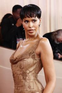 Sabrina Dhowre Elba at the 83rd Annual Golden Globes held at The Beverly Hilton on January 11, 2026 in Beverly Hills, California.