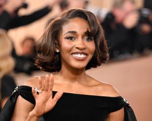 Ayo Edebiri at the 83rd Annual Golden Globes held at The Beverly Hilton on January 11, 2026 in Beverly Hills, California.