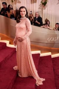 Hailee Steinfeld at the 83rd Annual Golden Globes held at The Beverly Hilton on January 11, 2026 in Beverly Hills, California.