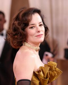 Parker Posey at the 83rd Annual Golden Globes held at The Beverly Hilton on January 11, 2026 in Beverly Hills, California.