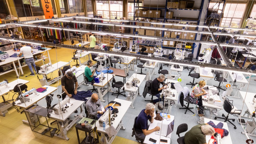 Inside United Repair Center in Amsterdam