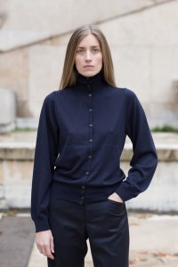 A look from the debut Bare collection for fall 2026.