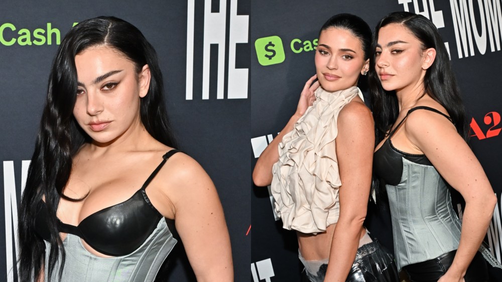 Charli XCX at 'The Moment' premiere.