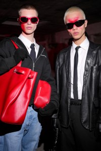 Male models at the Louboutin Capsule Collection By Jaden Smith Launch party during Men’s Fall/Winter 2026 as part of Paris Men’s Fashion Week on January 21, 2026 in Paris, France.