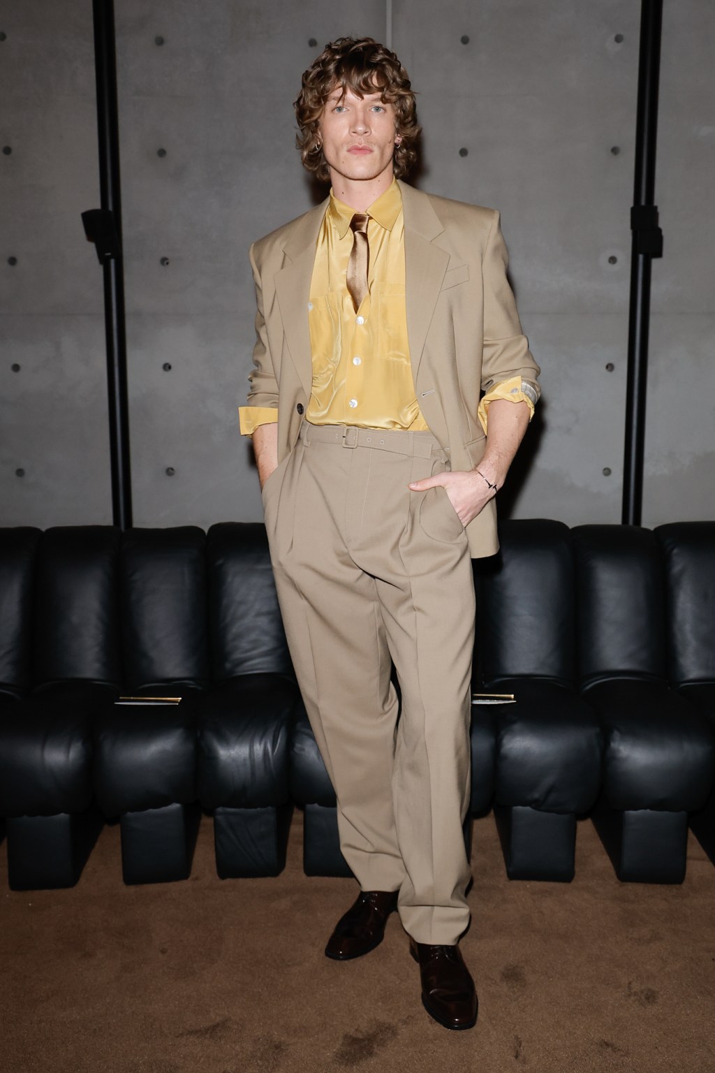 Connor Storrie and François Arnaud Heat Up the Saint Laurent Show