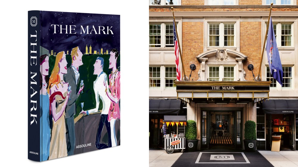 The Mark book cover; The Mark Hotel in New York City.
