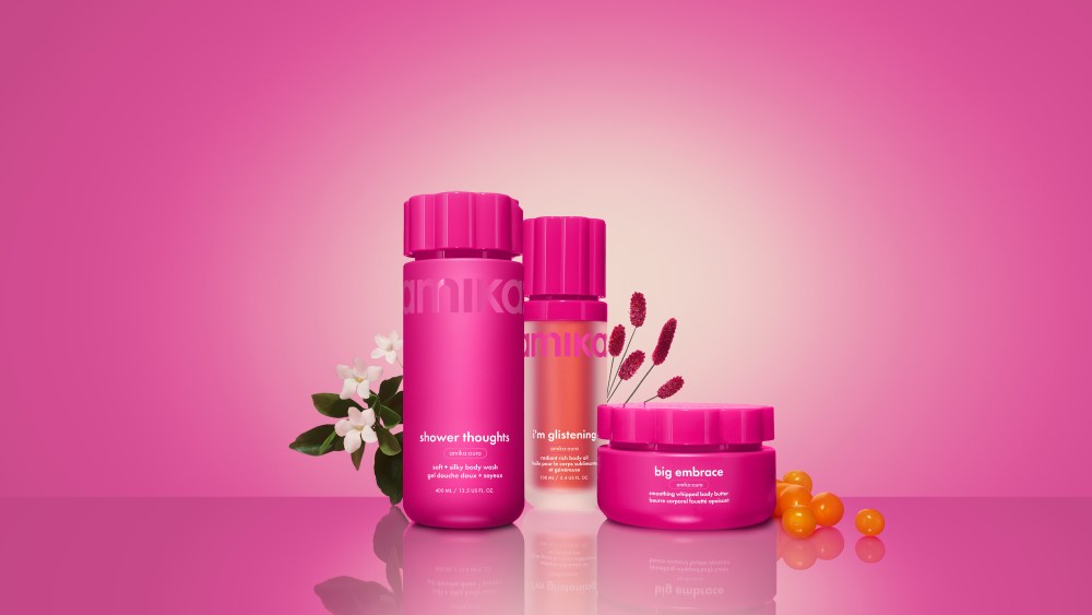 Amika is debuting body care.