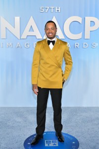 Terrence J at the 57th NAACP Image Awards held at the Pasadena Civic Auditorium on February 28, 2026 in Los Angeles, California.