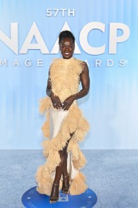 Tunde Oyeneyin at the 57th NAACP Image Awards held at the Pasadena Civic Auditorium on February 28, 2026 in Los Angeles, California.