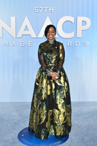 Karen Boykin-Towns at the 57th NAACP Image Awards held at the Pasadena Civic Auditorium on February 28, 2026 in Los Angeles, California.