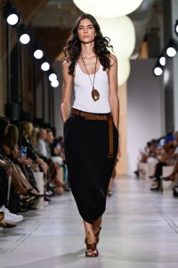 Michael Kors spring 2026 ready to wear runway show. (Photo by Giovanni Giannoni/WWD via Getty Images)
