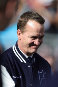 Super Bowl MVP Peyton Manning looks on prior to Super Bowl LX between the Seattle Seahawks and the New England Patriots at Levi's Stadium on February 08, 2026 in Santa Clara, California.