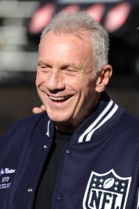 Super Bowl MVP Joe Montana looks on prior to Super Bowl LX between the Seattle Seahawks and the New England Patriots at Levi's Stadium on February 08, 2026 in Santa Clara, California.