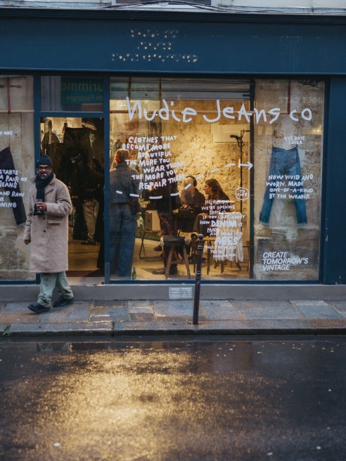 Nudie Jeans Paris location Marais.