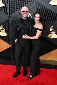 Cody Matthew Johnson and Stephanie Nguyen at the 68th GRAMMY Awards held at the Crypto.com Arena on February 01, 2026 in Los Angeles, California.