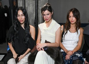 Stephanie Suganami, Delaney Rowe and Isabelle Alain at the Proenza Schouler Fall 2026 Ready-to-Wear show