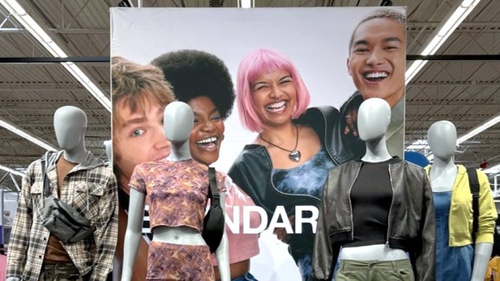 Walmart's fashion department.