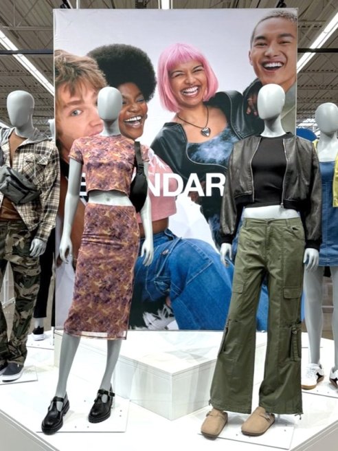Walmart's fashion department.