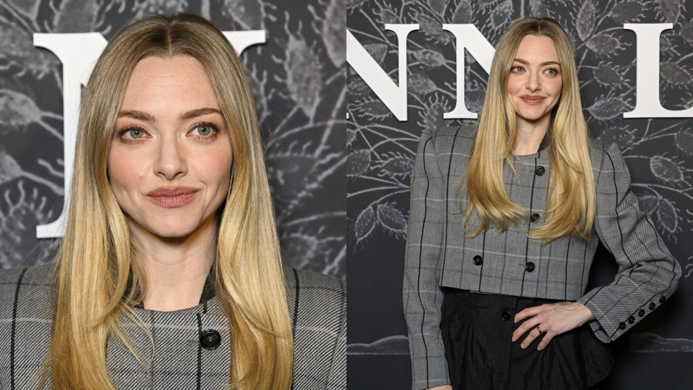 Amanda Seyfried wears Chloé at a special screening of "The Testament of Ann Lee" on Feb. 17 in Paris.