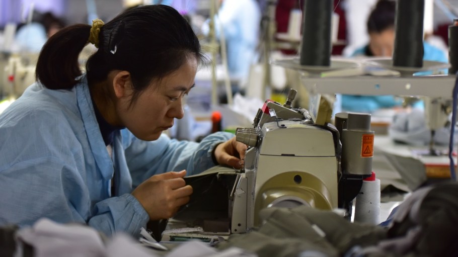 China garment factory