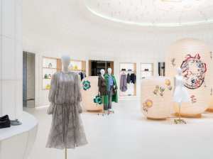 A look at Dior’s newest concept store in Tokyo, Japan, dubbed the Dior Bamboo Pavilion.