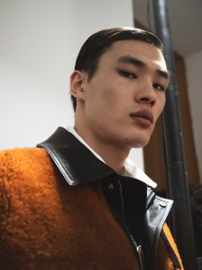 Backstage at Ferragamo Fall 2026 Ready-to-Wear Collection at Milan Fashion Week