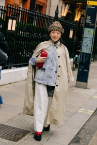 Denim Street Style at London Fashion Week