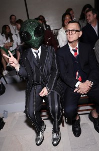 Steven Kolb at the GQ Bowl, presenting the Thom Browne Fall 2026 collection held at Legion of Honor on February 06, 2026 in San Francisco, California.