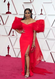 Angela Bassett attends the 93rd Annual Academy Awards at Union Station on April 25, 2021 in Los Angeles, California.