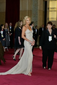 Charlize Theron attends the 76th Annual Academy Awards ceremony at the Kodak Theater in Los Angeles.