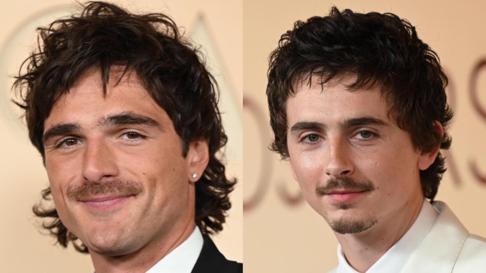Jacob Elordi and Timothée Chalamet at the 2026 Oscars.
