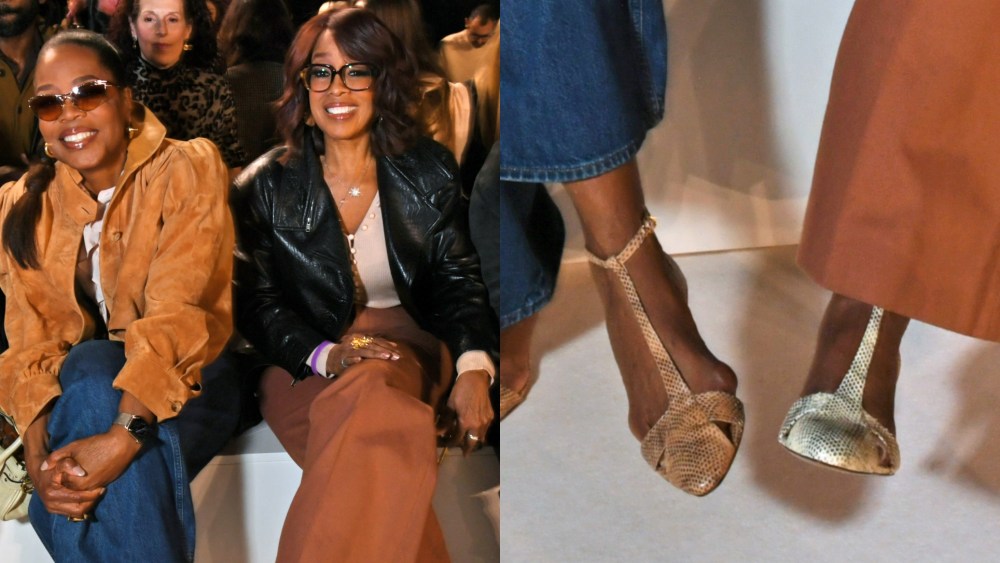Oprah Winfrey and Gayle King attend the Chloé show during Paris Fashion Week Womenswear Fall/Winter 2026-2027 on March 5, 2026 in Paris, France.