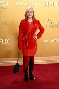 Patricia Arquette at The 32nd Annual Actor Awards Presented by SAG-AFTRA held at the Shrine Auditorium and Expo Hall on March 01, 2026 in Los Angeles, California.