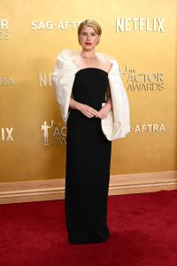 Jessie Buckley at The 32nd Annual Actor Awards Presented by SAG-AFTRA held at the Shrine Auditorium and Expo Hall on March 01, 2026 in Los Angeles, California.