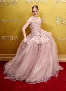 Anastasia Fedko at the 32nd Annual Actor Awards Presented by SAG-AFTRA held at Shrine Auditorium and Expo Hall on March 01, 2026 in Los Angeles, California.