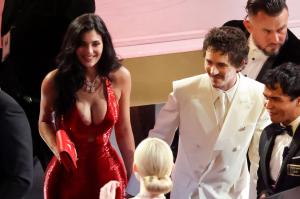 Kylie Jenner and Timothée Chalamet at the 98th Annual Oscars held at Dolby Theatre on March 15, 2026 in Hollywood, California.