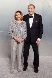 Nancy Pelosi and Paul Pelosi at the 2026 Vanity Fair Oscar Party held at the Los Angeles County Museum of Art on March 15, 2026 in Los Angeles, California.