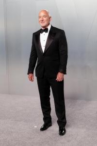 Jeff Bezos at the 2026 Vanity Fair Oscar Party held at the Los Angeles County Museum of Art on March 15, 2026 in Los Angeles, California.