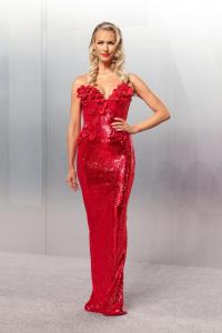 Rika Tischendorf at the 2026 Vanity Fair Oscar Party held at the Los Angeles County Museum of Art on March 15, 2026 in Los Angeles, California.