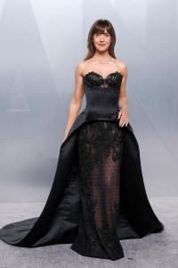 Alison Brie at the 2026 Vanity Fair Oscar Party held at the Los Angeles County Museum of Art on March 15, 2026 in Beverly Hills, California.