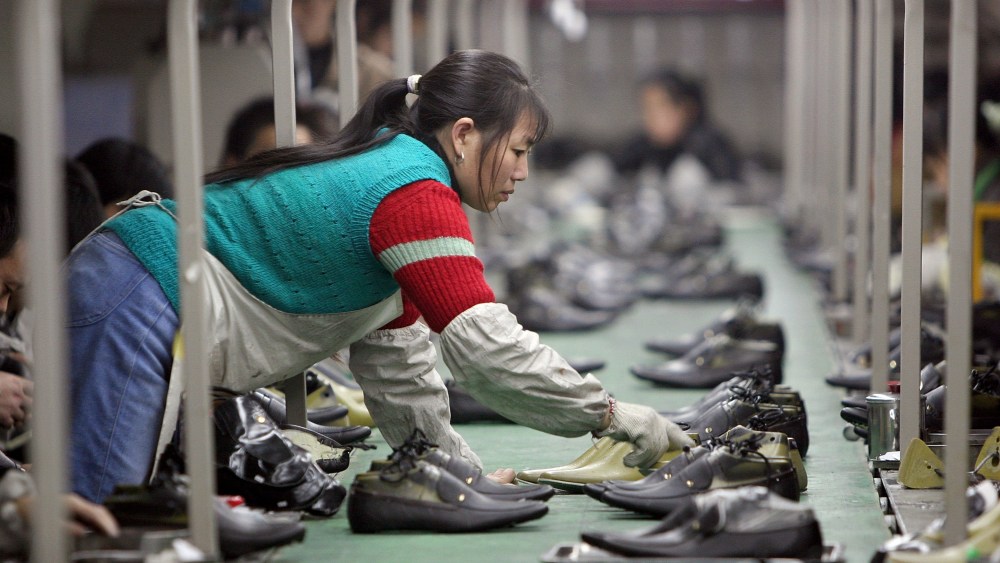 Shoe Factory in Chengdu, China
